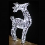 3D Motif Reindeer – 1.2M – LED Display Lights – Outdoor Decorations 