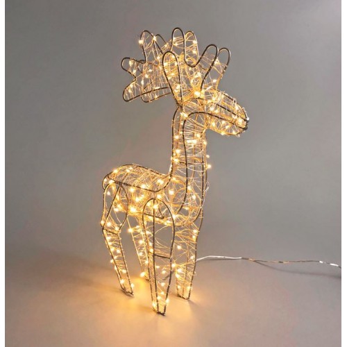 Micro LED Dual Color Standing Reindeer - Christmas Decorative lights 
